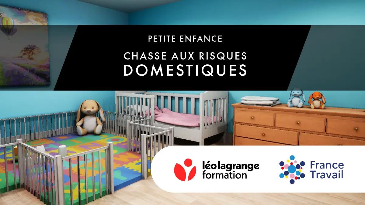 un outil innovant de chasse aux risques en réalité virtuelle pour identifier et repérer les risques domestiques pour les métiers de la petite enfance - garde d'enfant à domicile