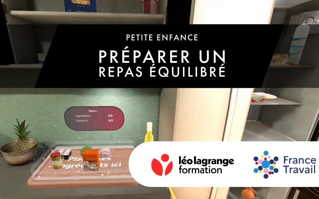 Préparer un repas équilibré – Nutrition et petite enfance (module VR)
